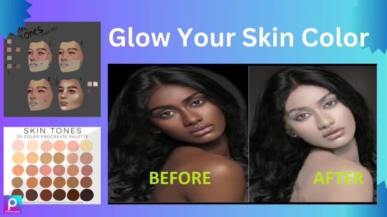 glow skin color in picsart