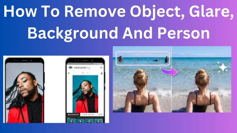 How To Remove Object, Glare, Background And Person In PicsArt App 2024